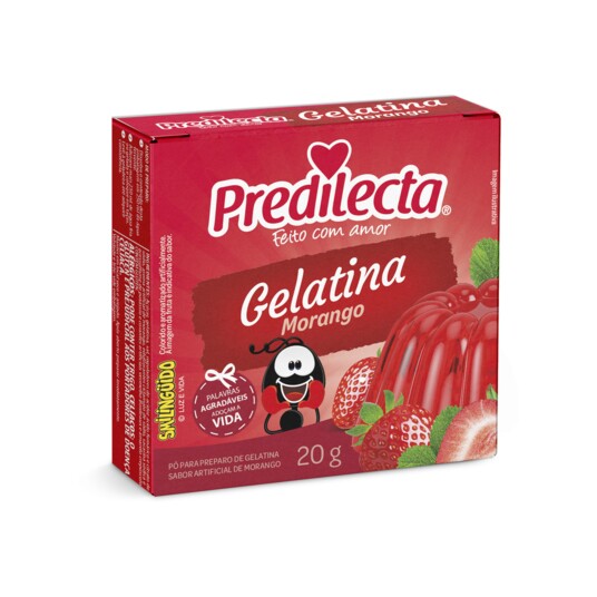 Gelatina Predilecta G Morango Aqui Na Barcelos