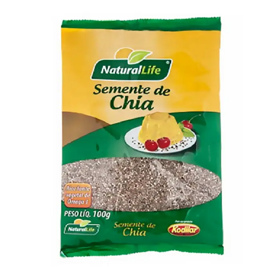 Semente de Chia Natural Life 100g é aqui na Barcelos