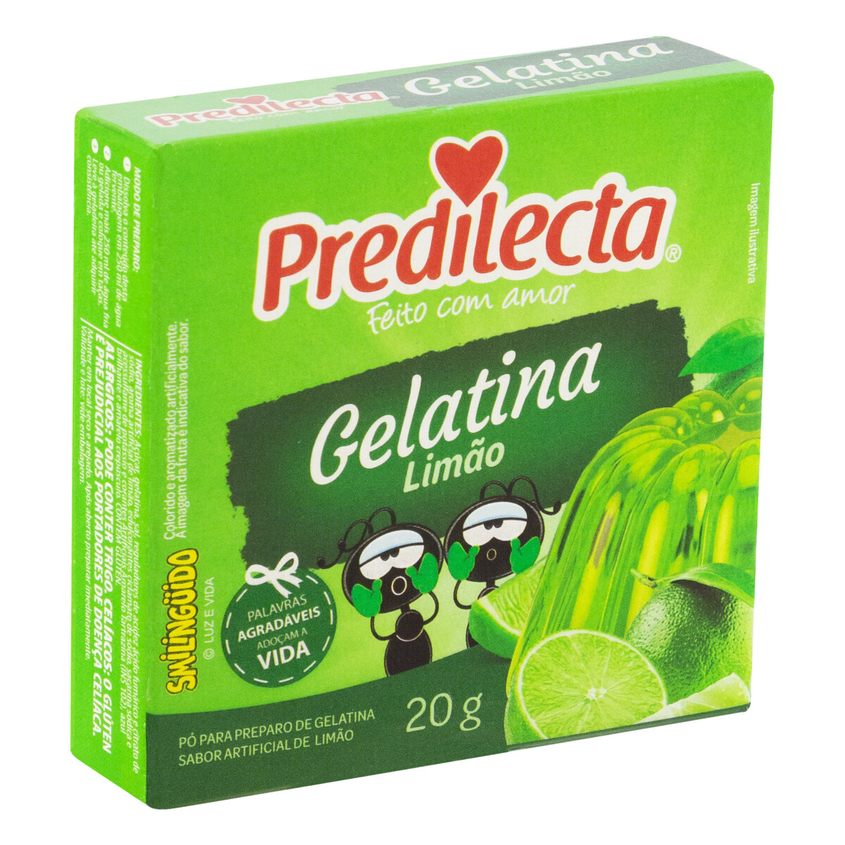 Gelatina Predilecta 20g Limao é aqui na Barcelos