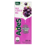 Bebida de Soja Ades 200ml Uva