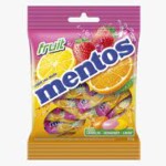 Bala Bag Mentos 62,1g Fruit