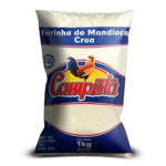 Farinha de Mandioca Campista 1kg Crua