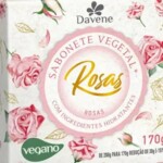 Sabonete Barra Vegetal Davene 170g Rosas