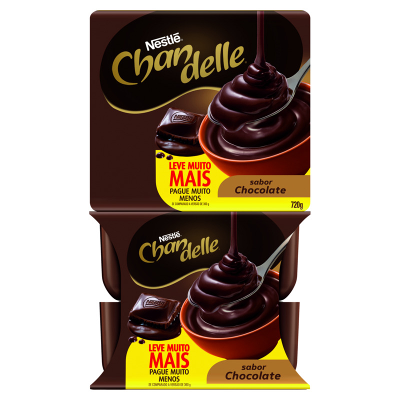 Sobremesa Chandelle Nestle G Chocolate Aqui Na Barcelos